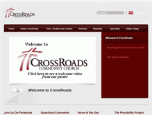 Tablet Screenshot of crossroadspaloalto.com